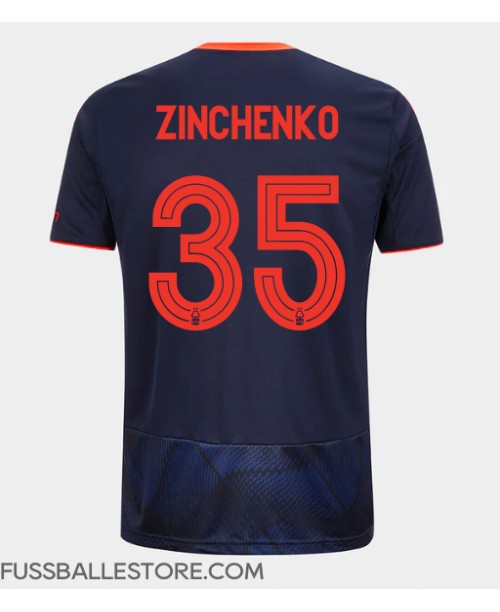 Günstige Nottingham Forest Oleksandr Zinchenko #35 3rd trikot 2025-26 Kurzarm Günstige Nottingham Forest Oleksandr Zinchenko #35 3rd trikot 2025-26 Kurzarm